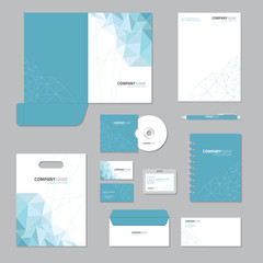Stationery template design. Corporate identity business set. - 72918271