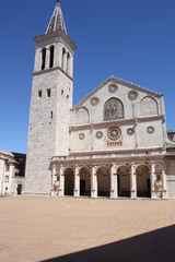 Fototapeta na wymiar Santa Maria Assunta Cathedral (Spoleto, Umbria, Italy)