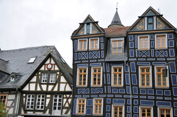 Fototapeta na wymiar Fachwerkhäuser in Idstein