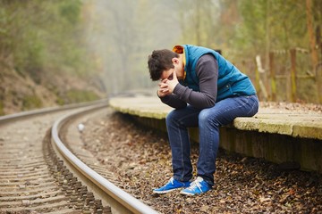 Sad man