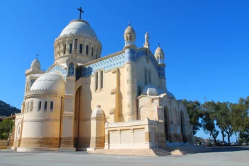 Fototapete Rund Basilika Notre Dame d& 39 Afrique, Algier © Picturereflex