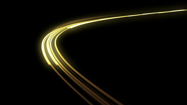 Fast Headlights. 4K. Loop.