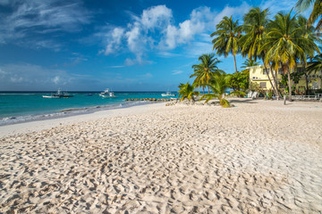 Fototapeta na wymiar Worthing Beach, south coast, Barbados