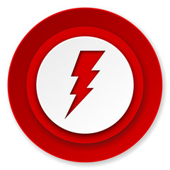 bolt icon, flash sign