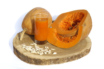 Pumpkin vegetable juice