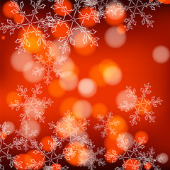 Background with snow fake