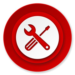 tools icon, service sign