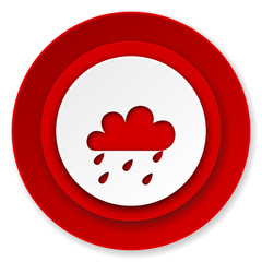rain icon, waether forecast sign