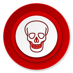 skull icon, death sign