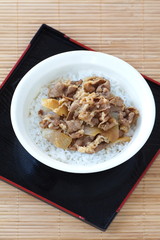 Japanese beef bowl