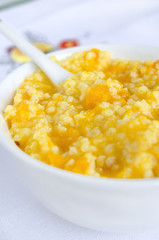 Millet porridge with pumpkin