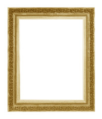 Gold picture frame