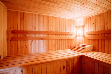 Interior Of The Sauna