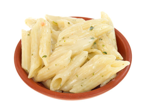 Side Dish Of Cooked Pasta In A Small Bowl