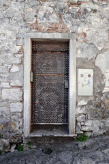 Tür in Rovinj, Istrien