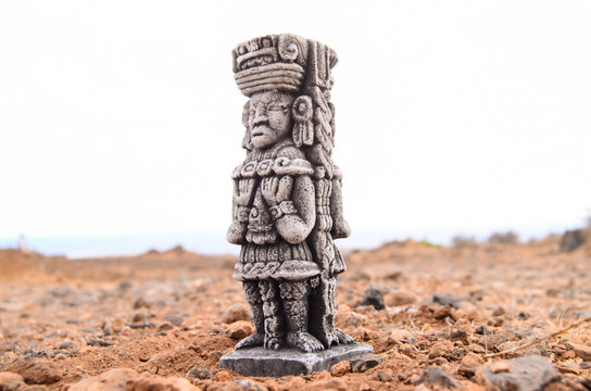 Ancient Maya Statue