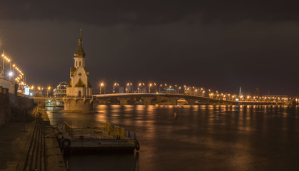 Obraz premium Храм святителя Николая Чудотворца на водах УПЦ МП Киев