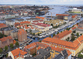 Fototapeta na wymiar Kopenhagen Panorama