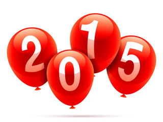 2015 New year baloons.