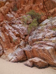 The emily gap in the East McDonnell ranges in Australia