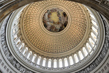 Dome inside of US Capitol, Washington DC - obrazy, fototapety, plakaty