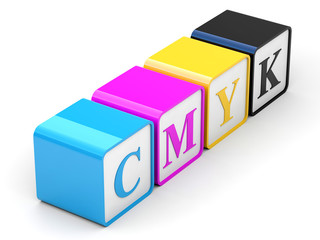 CMYK cubes