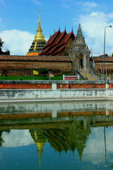 Obraz premium Wat Phra That Lampang Luang , Thailand.