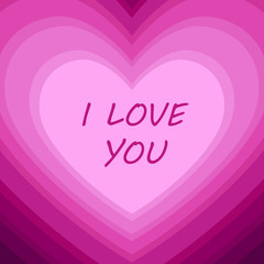 I love you greeting card