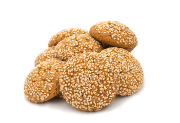 oatmeal cookies with sesame seeds