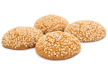 oatmeal cookies with sesame seeds