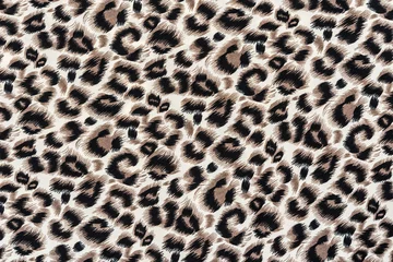 Gordijnen texture of close up print fabric striped leopard © photos777