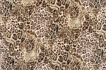 texture of close up print fabric striped leopard