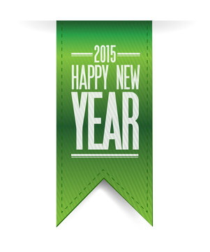2015 happy new year hanging banner