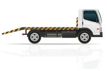 tow truck for transportation faults and emergency cars vector il