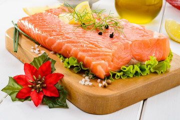 Salmone per menù di Natatle