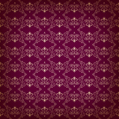 Vector vintage seamless with ethnic pattern