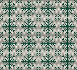 Christmas seamless knitted background.