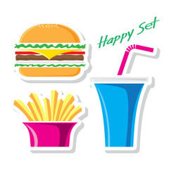 Set of Hamburger vector