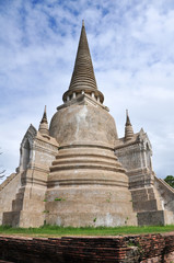 Fototapeta premium Old Temple in Ayuthaya Thailand