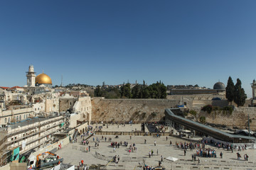 Obraz premium The Wailing wall - Jerusalem Israel