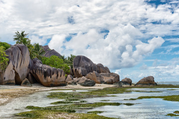 Huge Granite Rocks at Anse Source d'Argent Beach