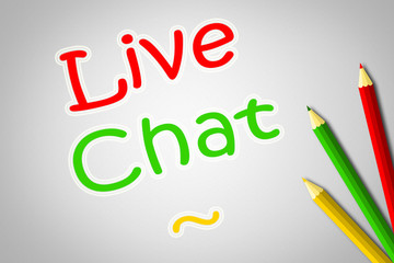 Live Chat Concept