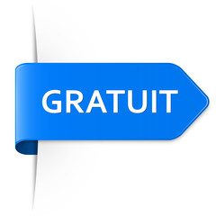 Longue sticker flèche bleue – GRATUIT