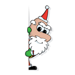 Santa Banner vertical, Christmas sale