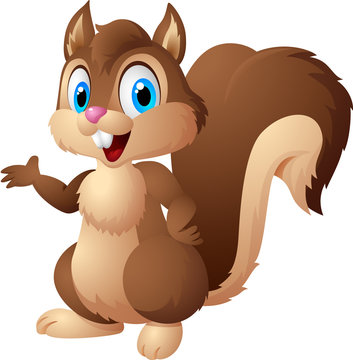 Cartoon squirrel