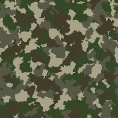 Seamless camouflage pattern