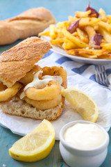 Fried squid