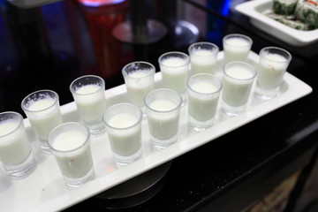 Glasses of ayran