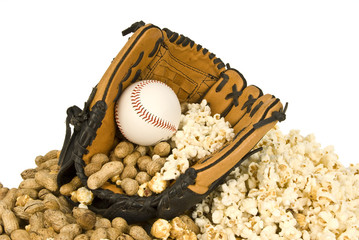 Peanuts Popcorn and Baseball