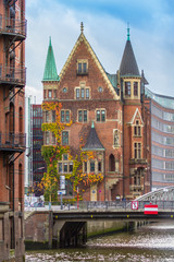 Fototapeta na wymiar Speicherstadt Hamburg, Germany